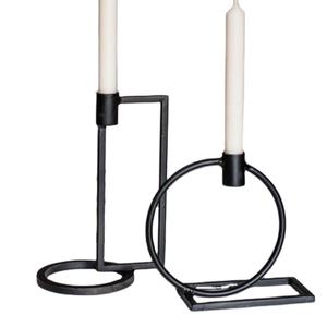 Decorative Matte <b>Black</b> Wire <b>Candle</b> <b>Holder</b> Table Top Best Selling New Design Wedding Used Top Sales <b>Candle</b> <b>Pillars</b> - Product Image 1