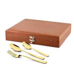 premium spoon fork set for dining table wedding gift luxury <b>cutlery</b> set royal style <b>gold</b> flatware set dining <b>cutlery</b> odern <b>gold</b> - Product Image 6