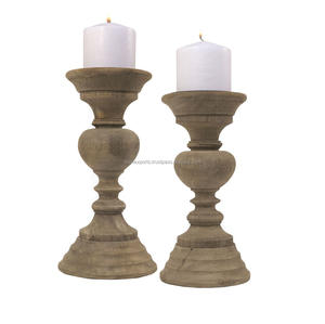 Support de bougie rustique en fer fait main multi-usage, porte-bougie chauffe-plat, centre de table de ferme, luxe unique, écologique - Product Image 6