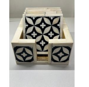 Sous-verres de luxe en os incrusté, faits à la main, pour la décoration de la maison - Product Image 1