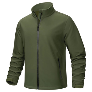 Chaqueta Cortavientos de Doble Capa para Hombre, Impermeable, de Poliéster, Delgada, con Capucha Delantera, de Secado Rápido, Personalizable, Moderna, para Exteriores, Sostenible - Product Image 3