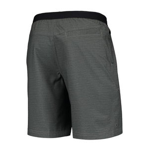 Shorts en maille respirante en coton écologique vert pour hommes - Product Image 2