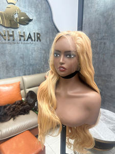 AnhHair Factory - Peluca de Cabello Humano Vietnamita Transparente, Sin Pegamento, con Cutículas Alineadas, Estilo Bouncy, 250% de Densidad, Alta Calidad, Venta al Por Mayor - Product Image 2