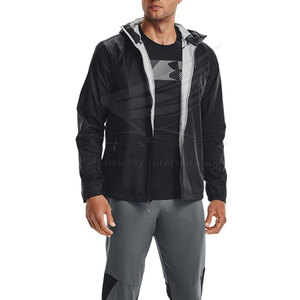 Chaqueta Impermeable con Capucha para Hombre, Diseño Personalizado, Transpirable, con Logotipo Frontal, Estilo Urbano, Ropa de Invierno, Tejido de Nailon/Poliéster - Product Image 3