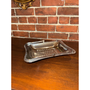 Latest Decorative Food Serving Dish & <b>Plate</b> Premium Quality Silver Ware Metal Tray Snacks Dessert Serving Platters In Good Price - Product Image 5