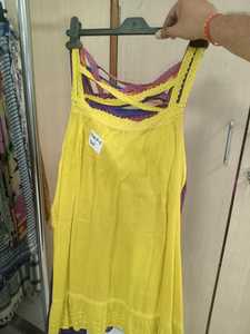 Robe Kaftan Bohème en Coton Indien à Imprimé Floral, Extensible, Coupe Ample, Idéale pour la Plage et les Vacances, avec Manches à Bordure Contrastante – Nouvelle Collection à Succès - Product Image 3