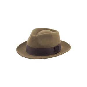 Sombreros de Fieltro de Lana al por Mayor, Sombreros Personalizados de Diferentes Estilos, Sombrero Fedora de Color Verde Oscuro - Product Image 5