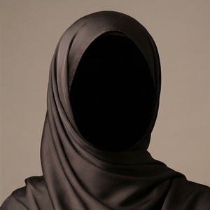 Hiyab de poliéster de color sólido para mujer, tela jersey, agradable al tacto, para uso diario, pañuelo étnico de Oriente Medio. - Product Image 1