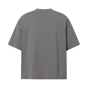 T-shirts en coton 100% pour hommes, coupe oversize, style boxy, pour la gym et le fitness, personnalisables avec broderie et impression numérique du logo. - Product Image 2