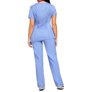 Conjunto de Uniforme Médico para Mujer, Cuello en V, Uniforme de Enfermería, Ropa de Trabajo para Hospital, Nueva Llegada - Product Image 1