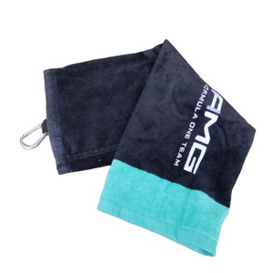 100% Cotton Velour Golf <b>Towel</b> Fiber Reactive Print with Hook Premium Golf Products - Product Image 1