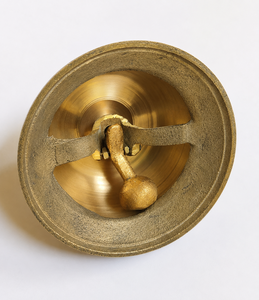 Campana de Mesa de Latón, Estilo Antiguo Decorativo, Campana de Servicio de Latón Hecha a Mano, Campana de Escritorio para Hogar, Oficina, Hotel, Restaurante - Product Image 6