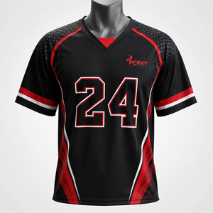 Camiseta de Lacrosse de Alto Rendimiento, con Tela de Poliéster Transpirable de Secado Rápido, para Entrenamiento de Equipos y Ligas - Product Image 1