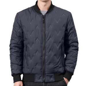 <b>Men</b> Solid <b>White</b> Thick Casual Fashion Warm Versatile Quilted Hooded Waterproof Winter <b>Jacket</b> - Product Image 6