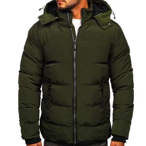 Chaqueta Acolchada para Hombre, Gruesa y Cálida para Invierno, con Capucha, Estilo a Prueba de Viento para Exteriores - Product Image 1