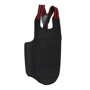 Équipement d'entraînement pour arts martiaux, protège-poitrine en cuir PU de qualité supérieure, protège-poitrine personnalisé pour Muay Thai, Karaté, Taekwondo - Product Image 2