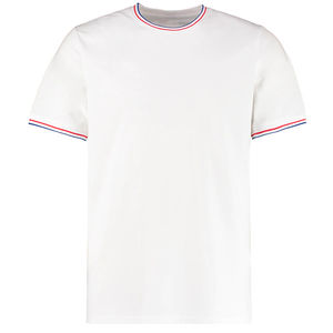 T-shirts à manches courtes pour hommes, coupe classique, col rond, tricot uni, 100% coton, haute qualité, respirant, séchage rapide, logo personnalisé - Product Image 4
