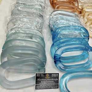 Cadena de Eslabones de Resina Epoxi Transparente Grande y Colorida para Decoración de Pared, Proyectos DIY, Cortina Divisoria de Habitación con Diseño de Ángel Personalizable - Product Image 5