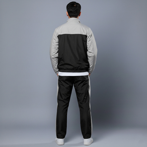 Wholesale Custom Made Winter Streetwear Windproof Screen Printed Logo <b>Men's</b> 2-Tone Eco-Friendly 100% Cotton Hooded Drawstring - Product Image 2