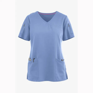 Tenues médicales personnalisées, ensembles de blouses et pantalons de sport pour infirmières, uniformes médicaux en spandex pour hôpitaux - Product Image 5