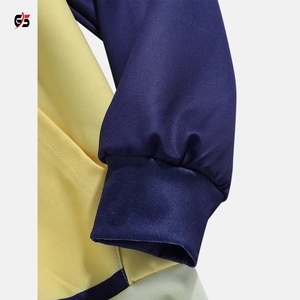 Sweat à capuche pour hommes, impression par Sublimation complète, bloc de couleurs en polaire 100% Polyester, Logo de marque personnalisé, Streetwear d'hiver - Product Image 4