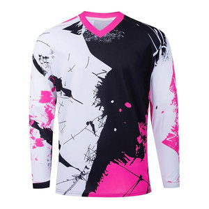 เสื้อปั่นจักรยานผู้ชายแขนยาว MTB เสื้อยืดสำหรับปั่นจักรยานเสือภูเขา เสื้อผ้าสำหรับขี่มอเตอร์ไซค์ ระบายอากาศได้ดี แห้งเร็ว น้ำหนักเบา - Product Image 3