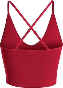 Soutien-gorge de yoga dos nageur à bretelles pour femme, sans armatures, rembourré, respirant, pour l'entraînement, le sport et le fitness, style crop top, vente en gros USA Europe 2026 - Product Image 3