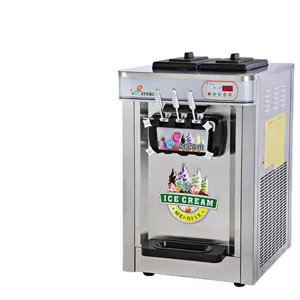 Jts Automatische Roestvrijstalen Dubbele Smaak Ijs Machine 2024 Nieuw Product Met Hoge Capaciteit Compressor