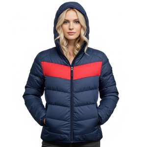 OEM Custom Color and Logo 5V <b>USB</b> <b>Heated</b> Puffer <b>Jacket</b> with Hood for Winter Outdoor - Product Image 4