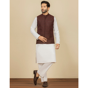 Shalwar Kameez de Algodón de Alta Calidad para Hombre, Traje Tradicional, Tela Suave, Transpirable y Cómoda para Verano e Invierno, Informal - Product Image 1