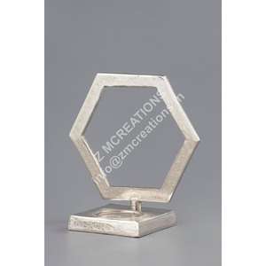 Porte-bougie en métal pour table de salon, résistant à la chaleur, léger, accessoires de Noël pour la maison, décoration moderne, fait main - Product Image 1