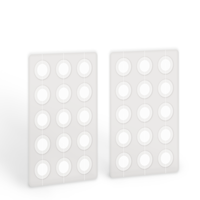 Vente dans le monde entier de qualité supérieure certifié ISO 0.25mm d'épaisseur 12mm x 15mm non biseauté sans sulfate hydrocolloïde acné Patch nez