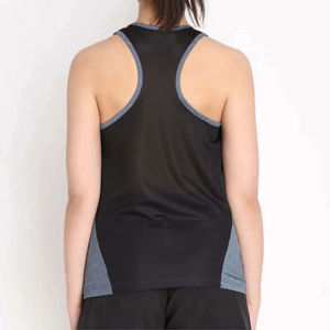 Débardeur d'entraînement décontracté pour femme grande taille, en coton élasthanne, molleton écologique, respirant, tricoté, personnalisable avec logo OEM - Product Image 3