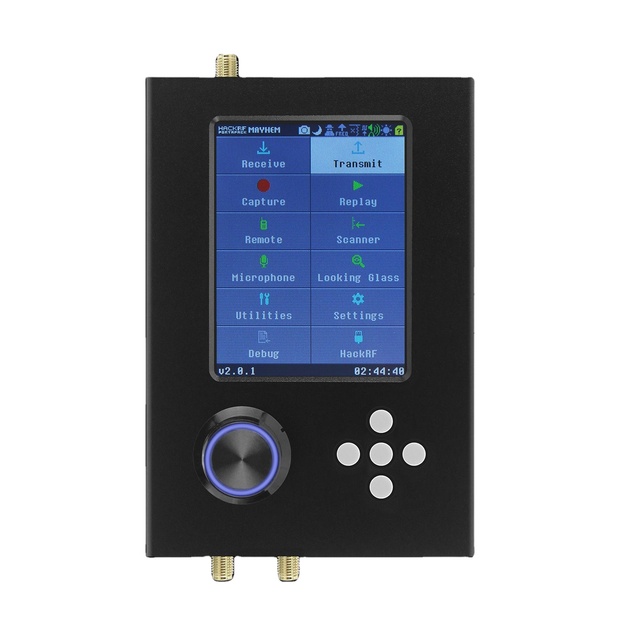 Portable SDR HackRF One R9 R10 V2.0.x + Portapack H2 H2M Built-in Speaker with Antennas USB Cable Radio Transceiver