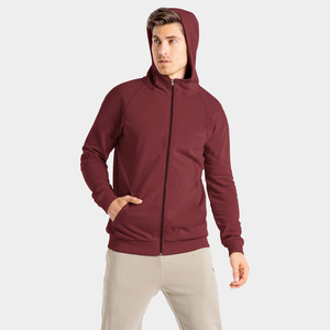 Sudadera con Capucha Personalizada para Hombre, con Cierre, Cálida, de Manga Larga, Bordada, de Invierno, 100% Algodón, con Estampado Digital y Cuentas - Product Image 1