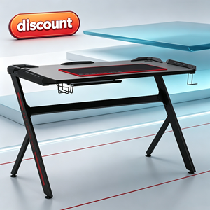 Bureau de jeu à domicile, grand bureau pour ordinateur <span class=keywords><strong>gamer</strong></span>, table d'e-sport, tapis de souris gratuit, chambre de jeu - Product Image 1