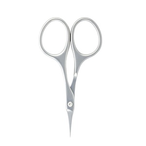 100% Stainless Steel Custom Size <b>Eyebrow</b> Scissors Slanted Type Brow <b>Hair</b> <b>Removal</b> Trimming Solid Color All Other - Product Image 5