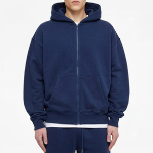 Custom Logo Hoodie <b>Jacket</b> Mens Outerwear Wholesale Bulk Apparel Production - Product Image 6
