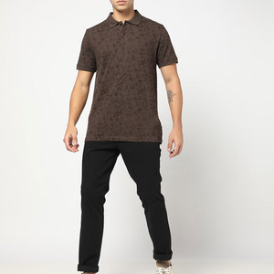 Polo Personalizado con su Propio Diseño, Polo de Manga Corta para Hombre, de Secado Rápido, Polo de Golf de Algodón Estampado, Transpirable, Tejido Sólido - Product Image 1