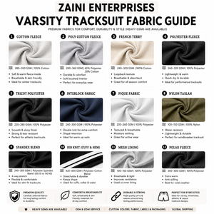 ZAINI ZI-120 Unisex Winter Varsity Tracksuit Polyester/Cotton Fleece 320g Coral for Contrast Sleeve Custom <b>Embroidery</b> Logo - Product Image 2