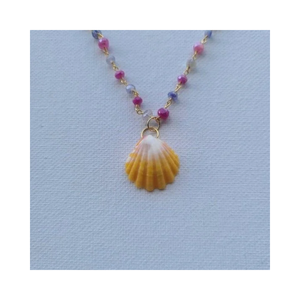 Collar de Conchas Marinas Naturales, Joyería de Playa Hecha a Mano, Accesorio de Moda Boho, Regalo de Verano para Mujer - Product Image 1