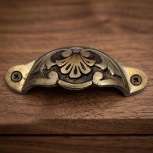 Vintage <b>Ceramic</b> Cast Iron Brass Industrial Design Pulls Drawer Cabinet Handle <b>Knobs</b> for Dresser Kitchen Wardrobe Use - Product Image 4