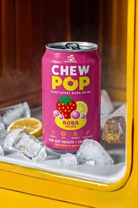 Thé vert aux fruits Popping Boba prêt à boire avec paille et gobelet - Product Image 4