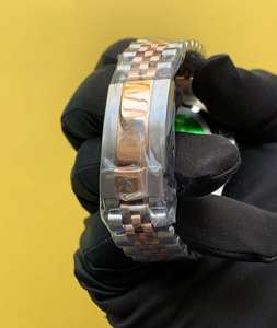 Reloj de Pulsera BOJ Plain R.O.L.E.X.12 de 41 mm, con Movimiento Mecánico Automático de Doble Movimiento, Esfera Blanca, Acero Inoxidable, Moissanita, Precio Bajo, Gran Oferta - Product Image 4