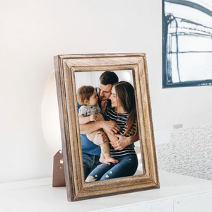 Lightweight Eco-Friendly Wood Photo <b>Frame</b> Best Quality with Natural Design Home Office Decor Personalized - Product Image 6