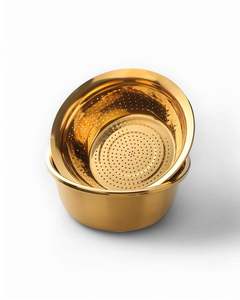 Cuenco Decorativo de Metal de Lujo, Diseño Minimalista Elegante para Decoración del Hogar, Adorno de Mesa con Estilo, Perfecto para Sala de Estar y Cocina - Product Image 2