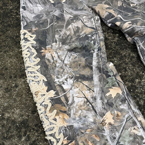 Fabricante de chándales de tejido técnico para hombre, conjunto personalizado de pantalones deportivos y sudadera con capucha de 500 g/m², bordado de camuflaje de alta calidad. - Product Image 6