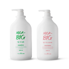 ชุดผลิตภัณฑ์ดูแลเส้นผมออร์แกนิคจากธรรมชาติ [แชมพูบำรุง] น้ำยาบำรุงผมขนาดใหญ่พิเศษ ลดราคา บิ๊กไวท์มัสก์มิลค์ - Product Image 1