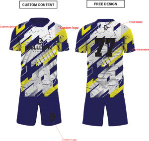ชุดเสื้อเจอร์ซีย์กีฬาสีเขียวคลาสสิกสำหรับผู้ชาย แบบสั้น ผลิตจากโพลีเอสเตอร์ 100% รุ่นใหม่ล่าสุด ชุดฟุตบอลพร้อมสกรีนโลโก้ตามสั่ง - Product Image 6