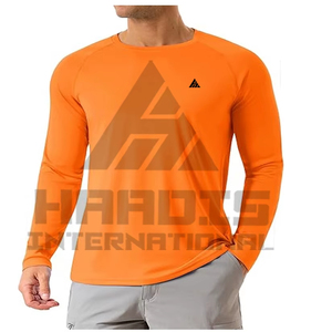 T-shirt à manches longues pour homme, qualité supérieure, personnalisé, couleur unie, style streetwear - Product Image 1